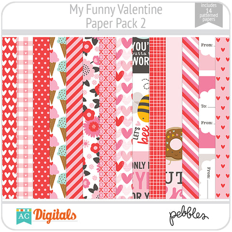 My Funny Valentine Paper Pack 2