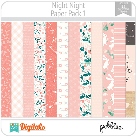Night Night Paper Pack 1