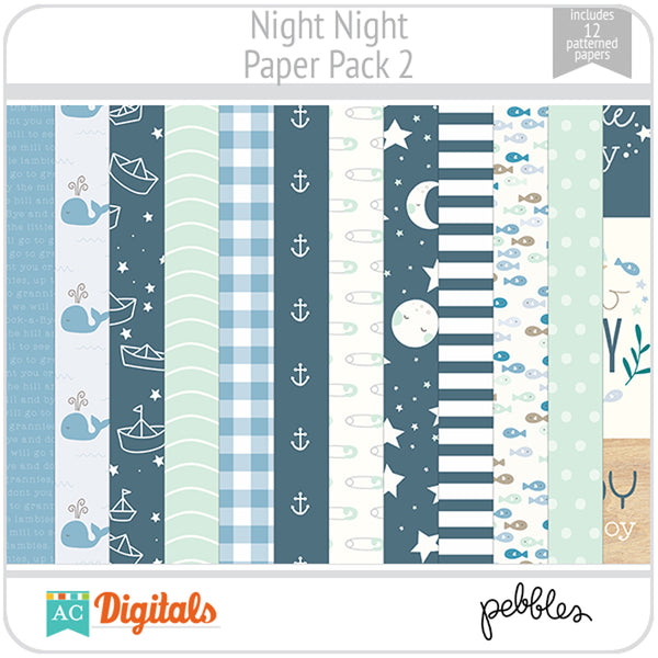 Night Night Paper Pack 2