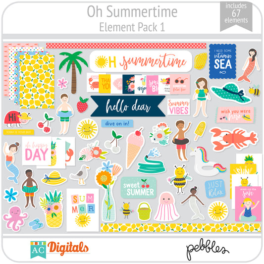 Oh Summertime Element Pack 1