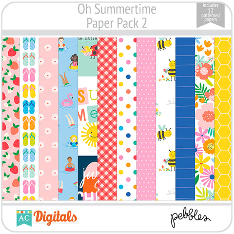 Oh Summertime Paper Pack 2