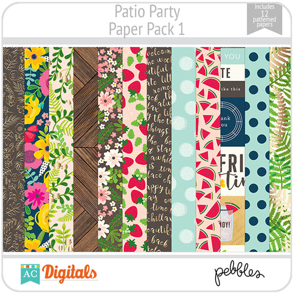 Patio Party Paper Pack 1