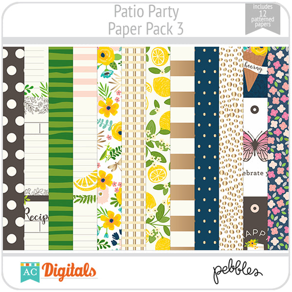 Patio Party Paper Pack 3