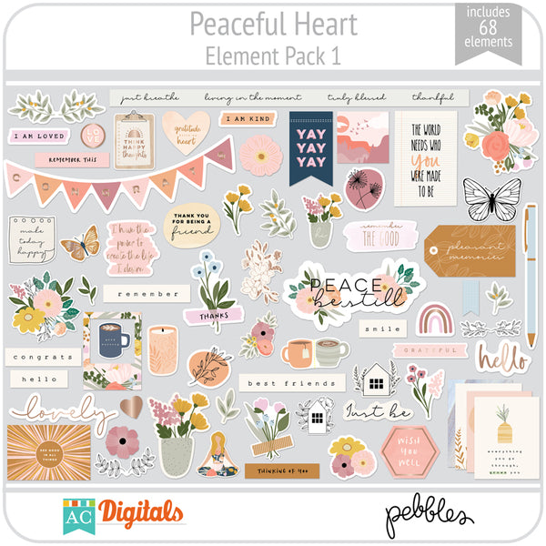 Peaceful Heart Element Pack 1