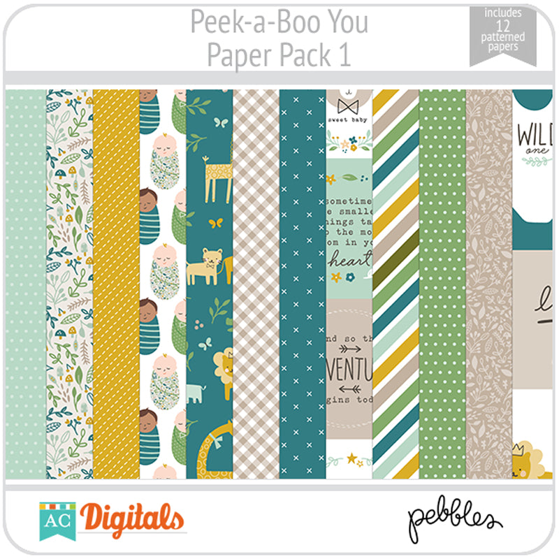 Peek-a-Boo You Paper Pack 1