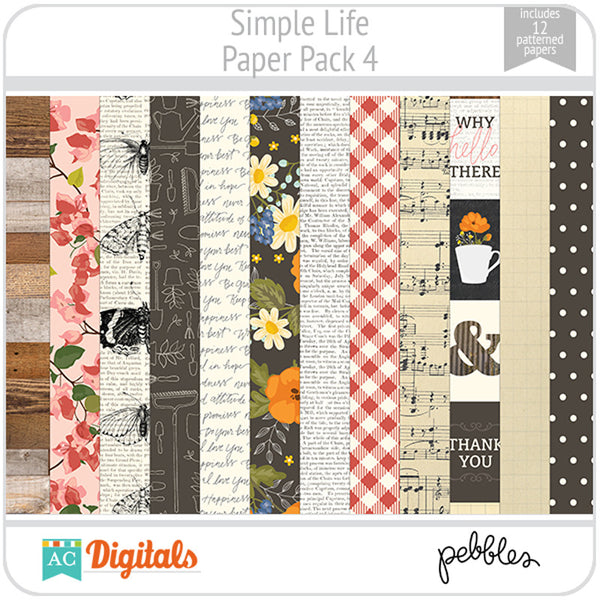 Simple Life Paper Pack 4