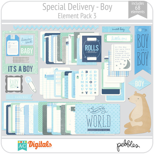 Special Delivery - Boy Element Pack 3
