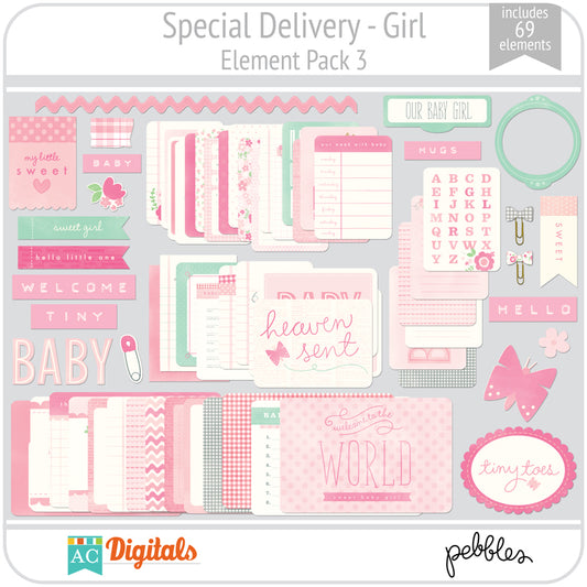 Special Delivery - Girl Element Pack 3