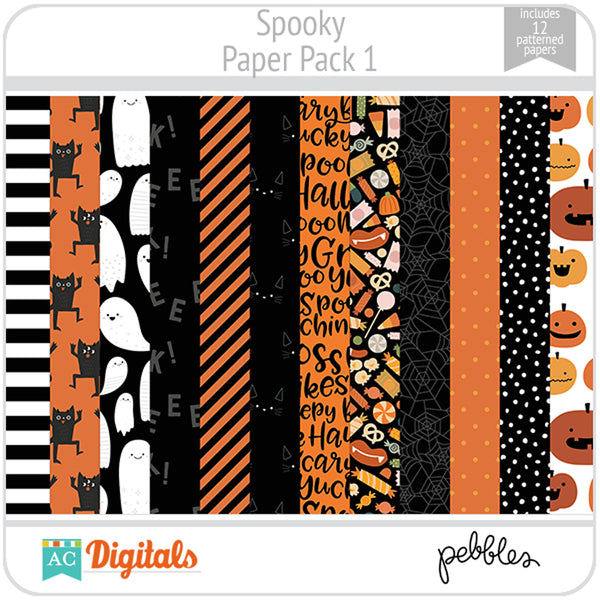 Spooky Paper Pack 1