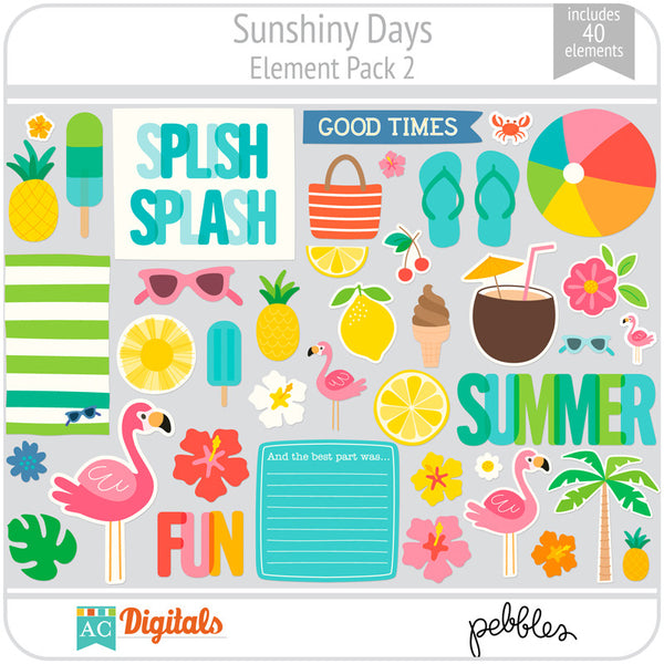 Sunshiny Days Element Pack 2