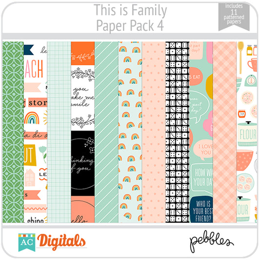 This is Family Paper Pack 4