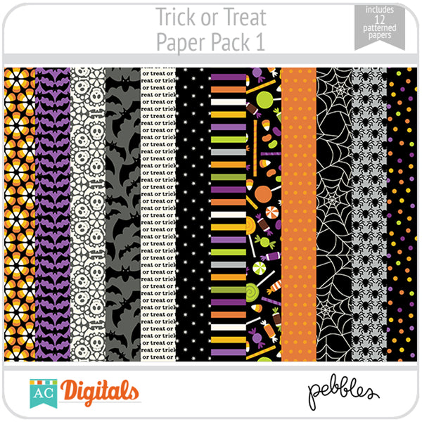 Trick or Treat Paper Pack 1