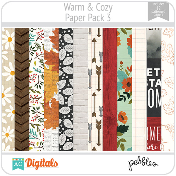 Warm & Cozy Paper Pack 3