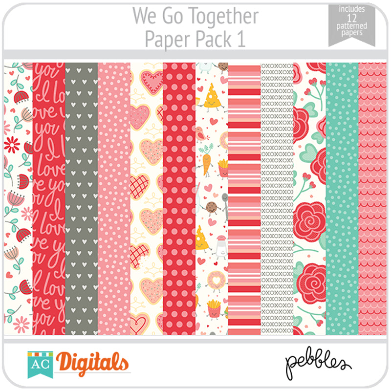 We Go Together Paper Pack 1