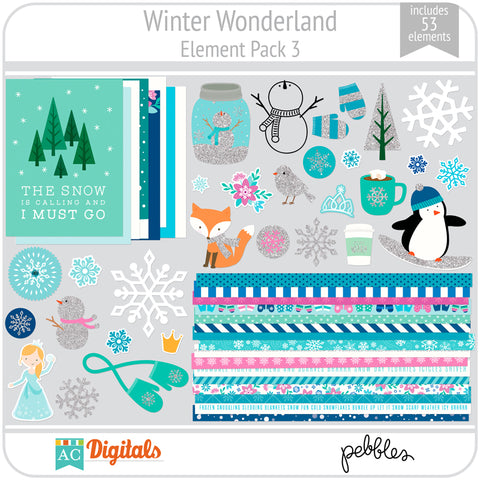 Winter Wonderland Element Pack 3