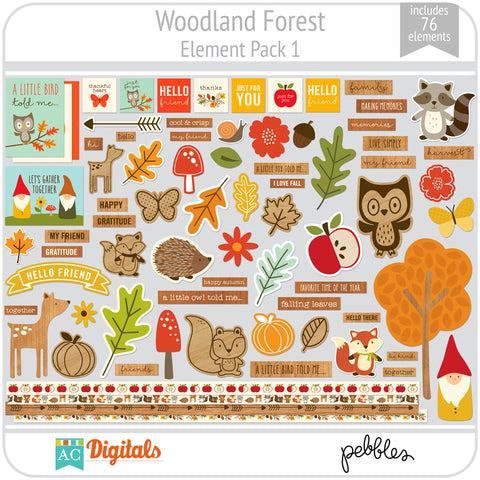 Woodland Forest Element Pack 1