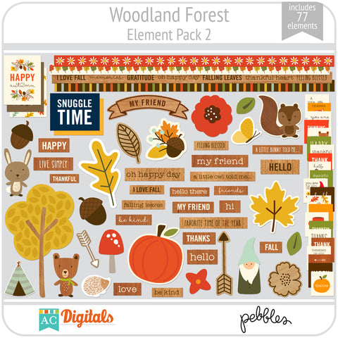 Woodland Forest Element Pack 2