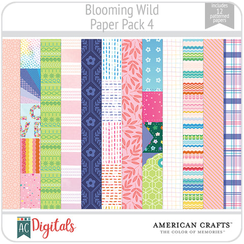 Blooming Wild Paper Pack 4