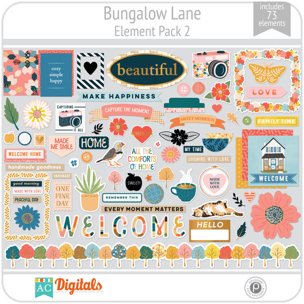 Bungalow Lane Element Pack 2