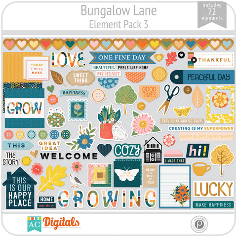 Bungalow Lane Element Pack 3