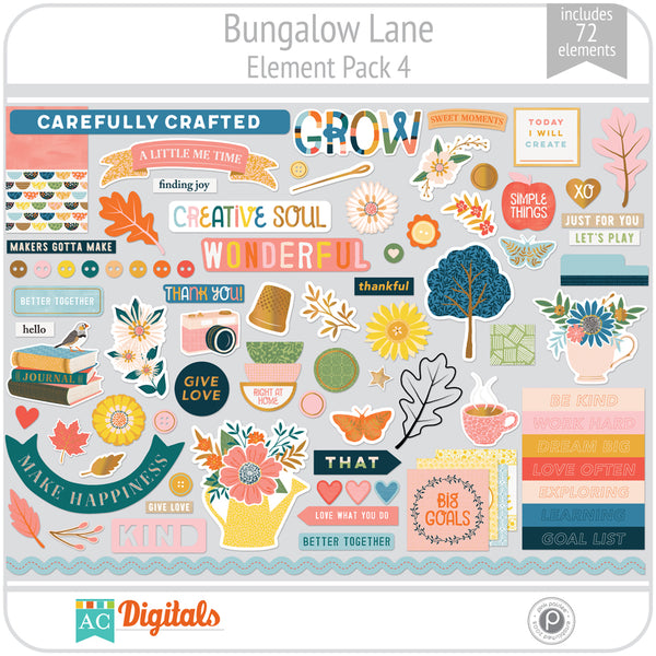 Bungalow Lane Element Pack 4