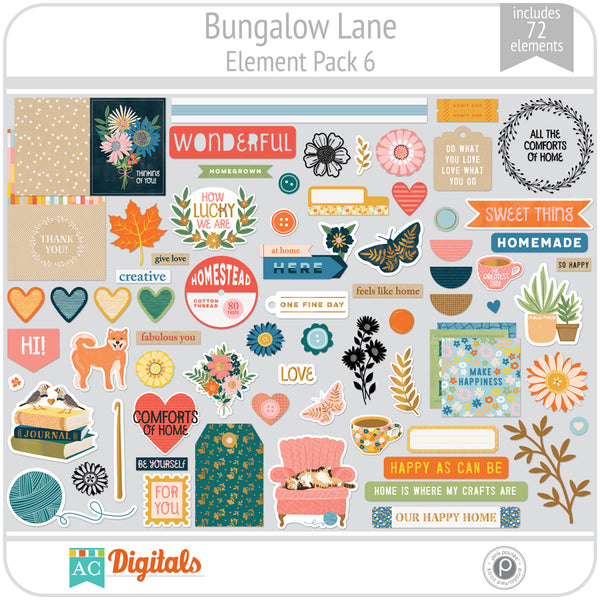 Bungalow Lane Element Pack 6