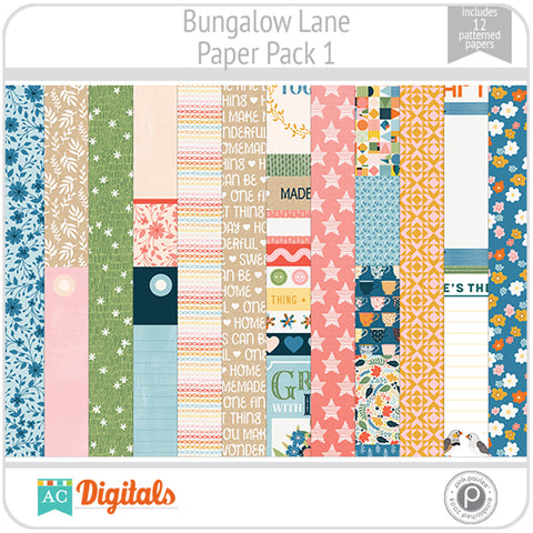 Bungalow Lane Paper Pack 1