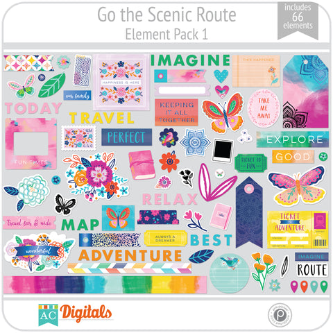 Go the Scenic Route Element Pack 1