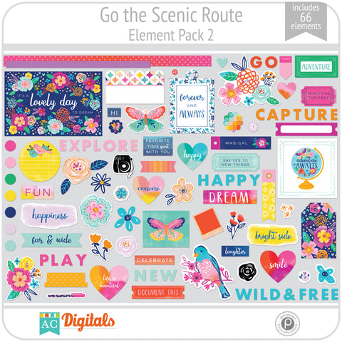Go the Scenic Route Element Pack 2