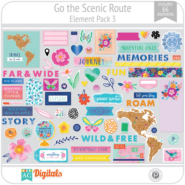 Go the Scenic Route Element Pack 3