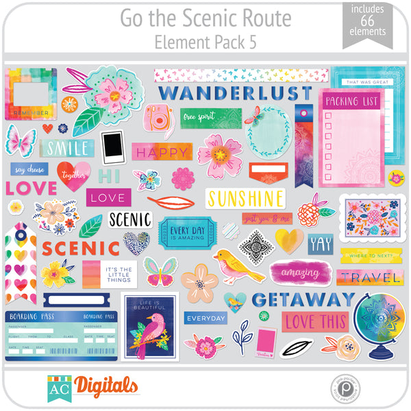 Go the Scenic Route Element Pack 5