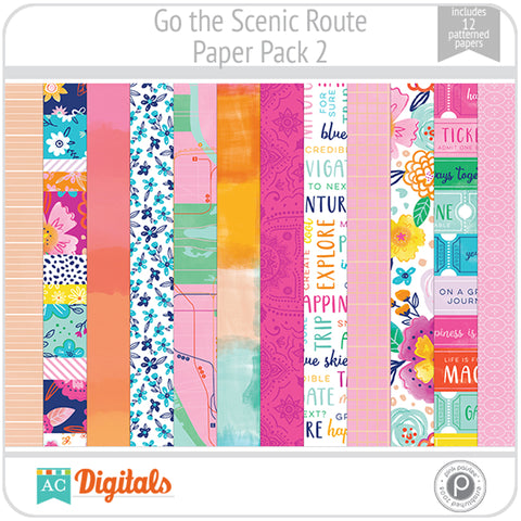 Go the Scenic Route Paper Pack 2
