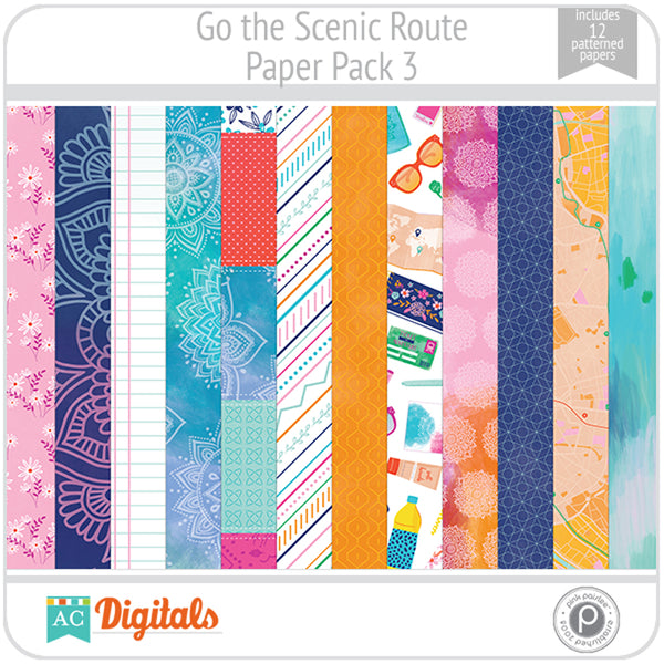 Go the Scenic Route Paper Pack 3