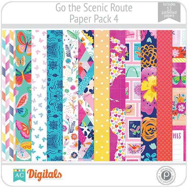 Go the Scenic Route Paper Pack 4