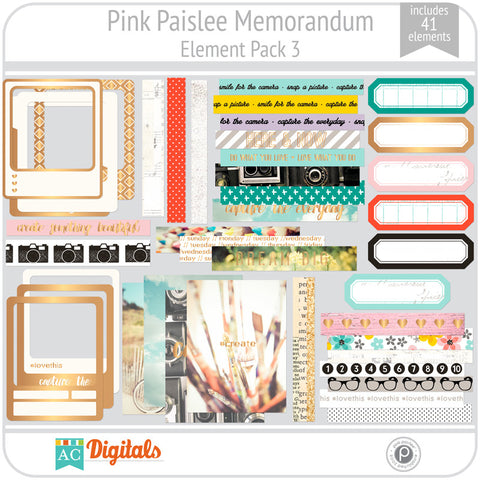 Memorandum Element Pack 3
