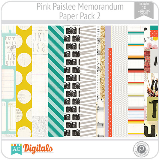 Memorandum Paper Pack 2