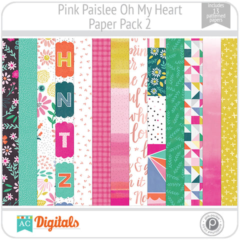 Oh My Heart Paper Pack 2