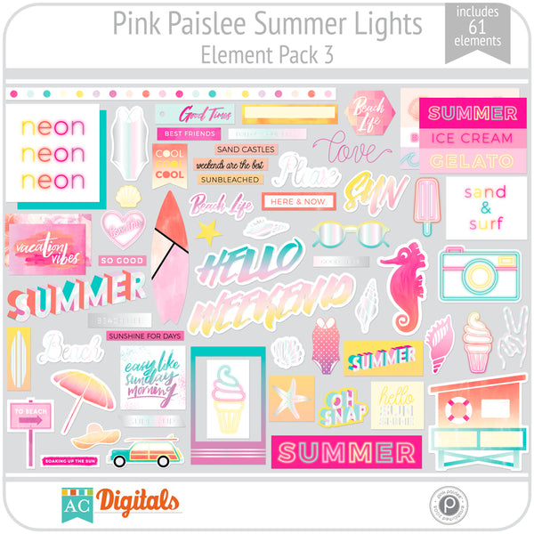 Summer Lights Element Pack 3