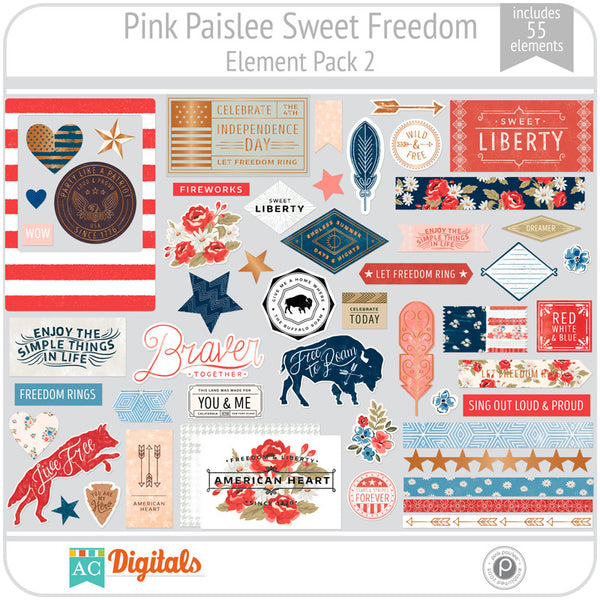 Sweet Freedom Element Pack 2