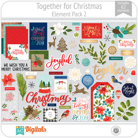 Together For Christmas Element Pack 2