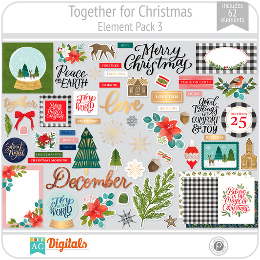 Together For Christmas Element Pack 3