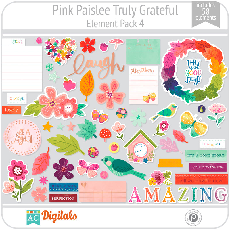 Truly Grateful Element Pack 4