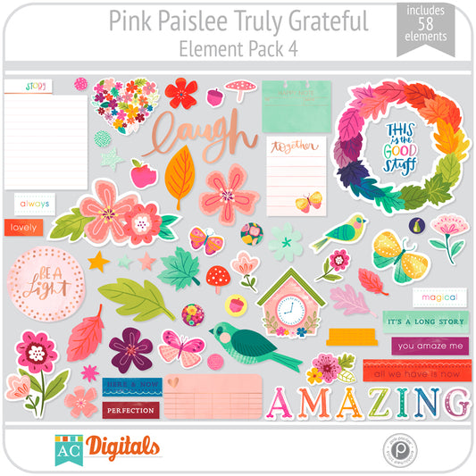 Truly Grateful Element Pack 4