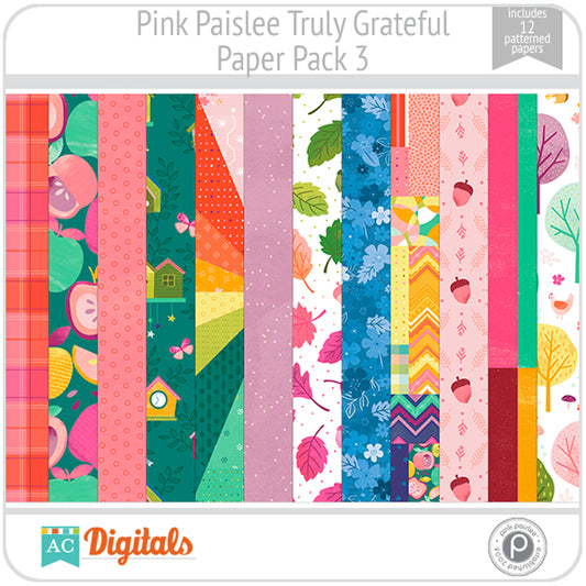 Truly Grateful Paper Pack 3