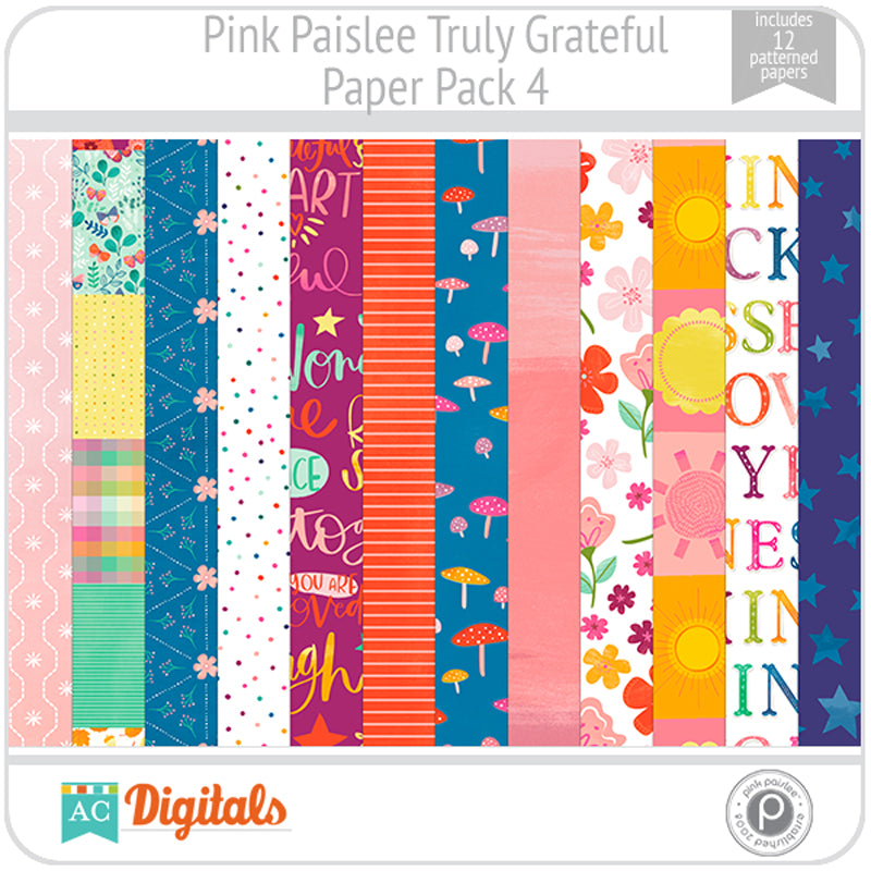 Truly Grateful Paper Pack 4