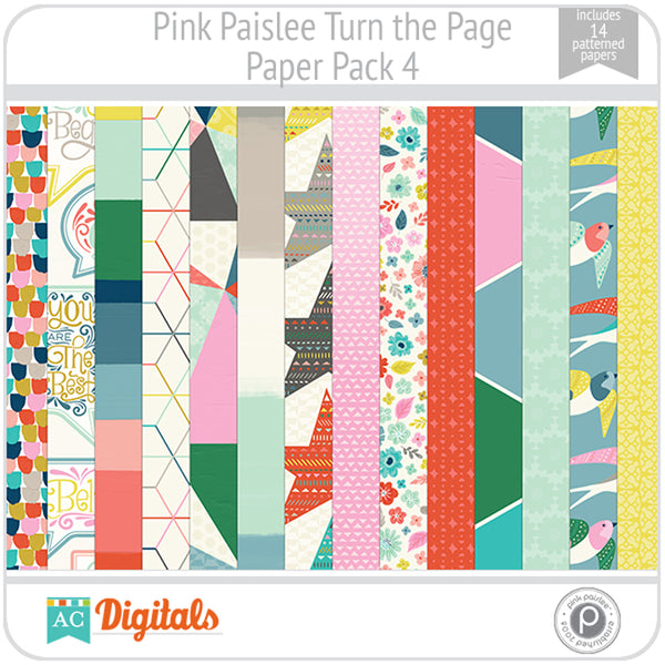 Turn the Page Paper Pack 4