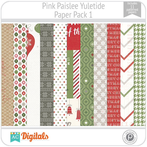 Yuletide Paper Pack 1
