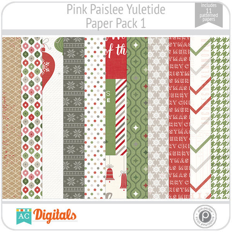 Yuletide Paper Pack 1