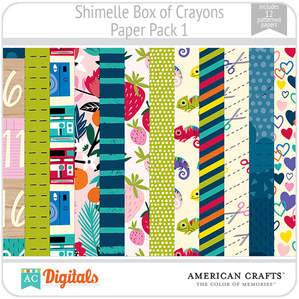 Shimelle Box of Crayons Full Collection