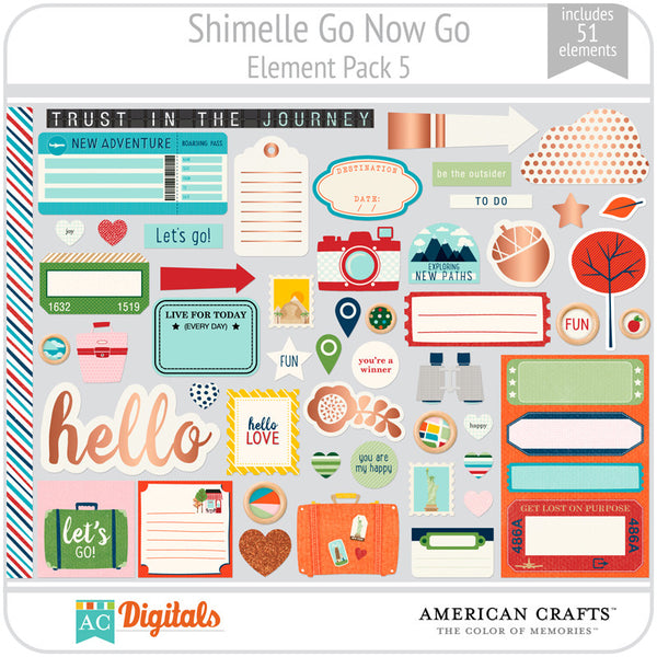 Shimelle Go Now Go Element Pack 5